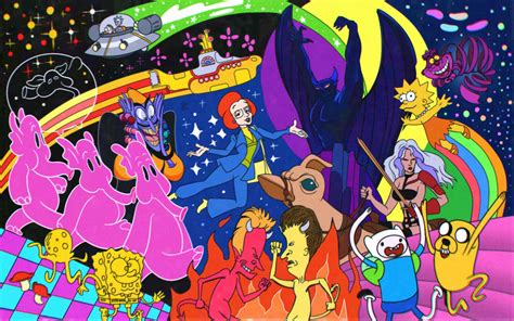 trippy cartoons|The Trippiest Cartoons Over the Ages .